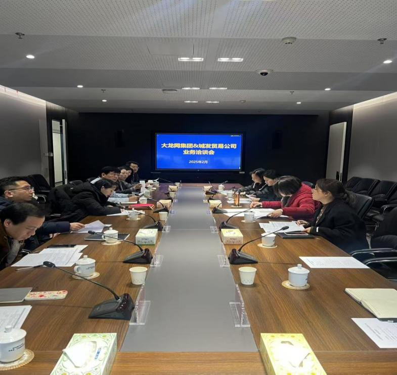 城發貿易公司與大龍網集團深化業務合作 共同推動重點項目落地